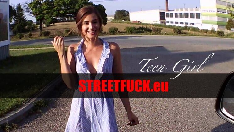 Street Sex with Small Tits Girl