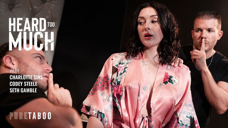 [PureTaboo] - All Talk, No Action? Time to F**k - Codey Steele - Seth Gamble - Charlotte Sins