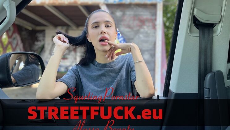 [StreetFuck] - Alyssa Bounty Squirts on the Street - Alyssa Bounty