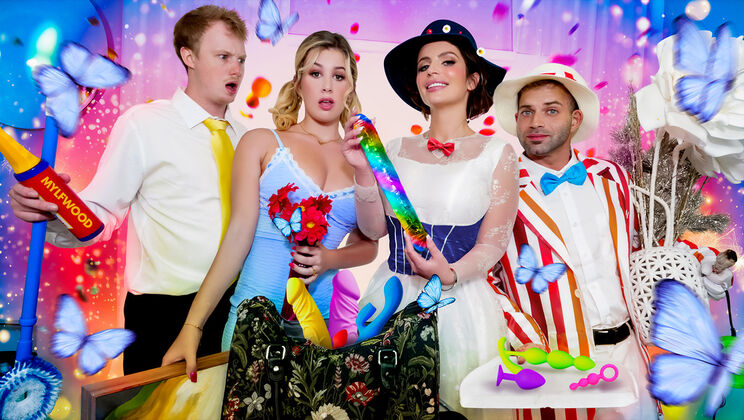 [MYLFwood] - Cum Swapping Brunettes & Big Ass Brothers