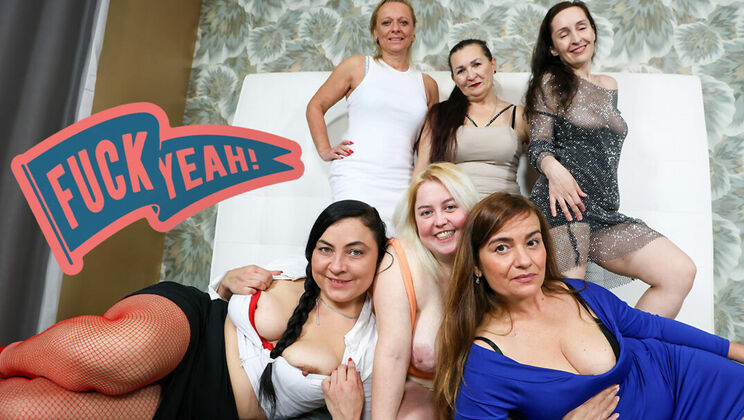 [Grandmams] - Granny Blowjob Frenzy Part 1 - Yvette Moore - Christina Santes - Vittoria Bad - Anna Versailles - Danny Fontana - Camila Love - Dianna Miller