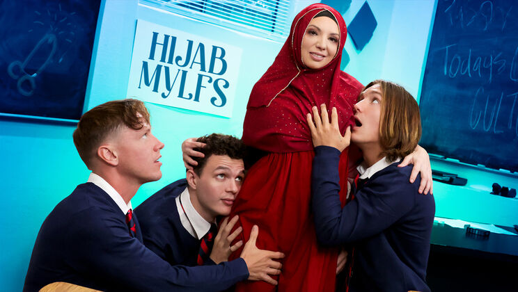 [HijabMylfs] - A Real Woman's Threesome - Rion King - Kiki Daire - Josh Rivers - Axel Haze