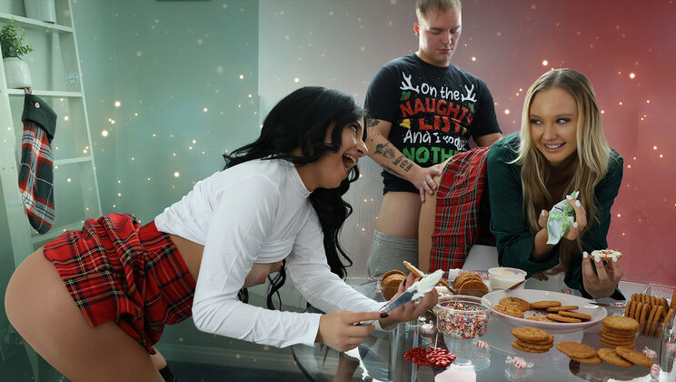 [MylfClassics] - Freeuse Christmas with Big Tits and Blowjob - Paisley Porter - Joshua Lewis - Vanessa Marie