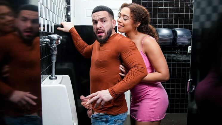 [MyPervyFamily] - Ebony Brunette Willow Ryder Takes Peter Green's Big Cock - Blowjob to Doggystyle - Peter Green - Willow Ryder