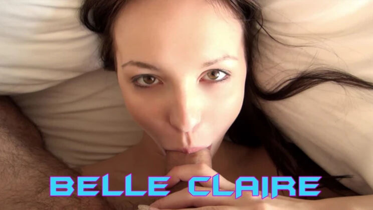 [WakeupnFuck] - Small Tits Belle Claire Takes Double Penetration and Cumshot - Belle Claire