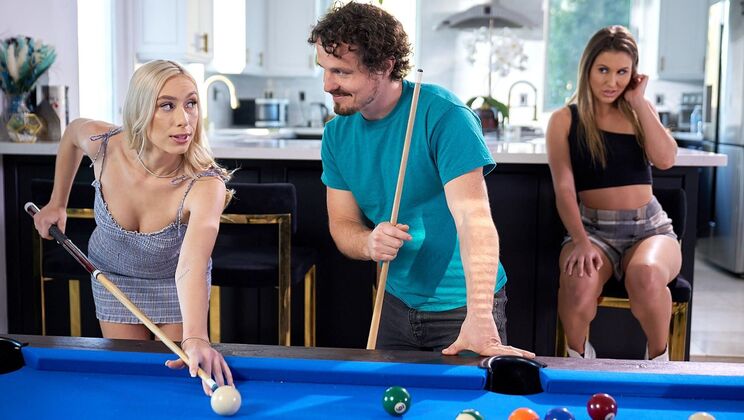 [AdultTime] - Brunette Kay Lovely and Blonde Paige Owens in a Cum-Filled Threesome - Paige Owens - Kay Lovely - Robby Apples