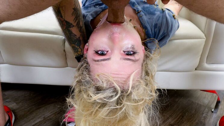 [EvilAngel] - Lilly Bell in High Heels Gets Fingered and Facialed Roughly - Lilly Bell - Bryan Gozzling