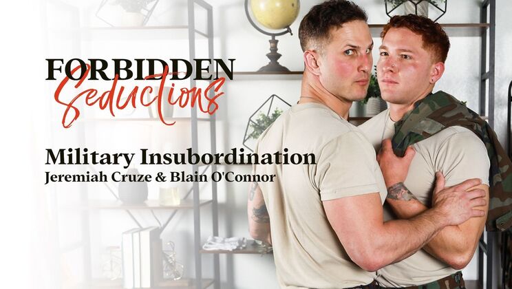 Military Men Jeremiah and Blain in Hot Anal and Kissing Scenes