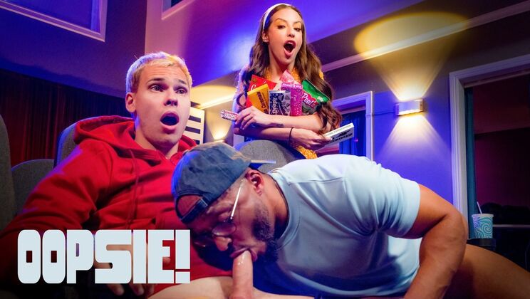 [Oopsie!] - Kissing and Handjob Action in Hot Bisexual Threesome with Dillon Diaz and Tony Sting - Dillon Diaz - Spencer Bradley - Tony Sting