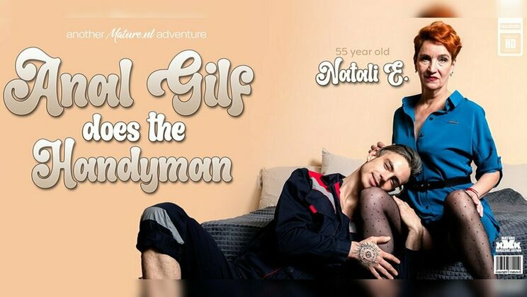 [Mature.nl] - Mature Redhead Natali E. Enjoys Hardcore Anal and Titty Fuck with Young Guy - Willy Regal - Natali E.