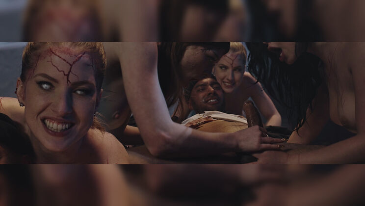 [Parasited] - Blowjob & Foursome Fun - Overload Act 1 with Big Tits - Oliver Davis - Scarlett Alexis - Octavia Red - Myra Moans