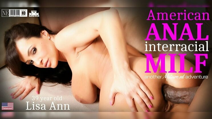 [Mature.nl] - MILF Lisa Ann loves anal - takes big black cock deep