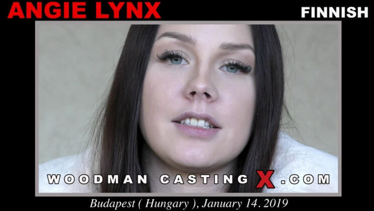 [WoodmanCasting] - Angie Lynx: Long Hair and Longer Tongue - Angie Lynx