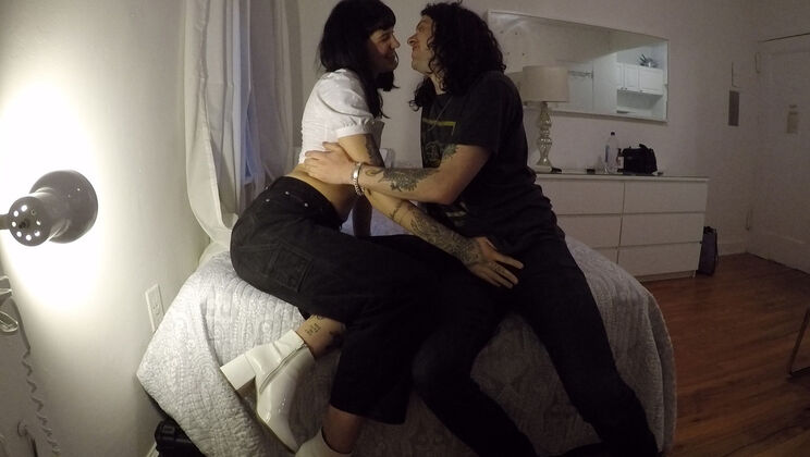 Blushing Brunette's First Experience with Sex Toys