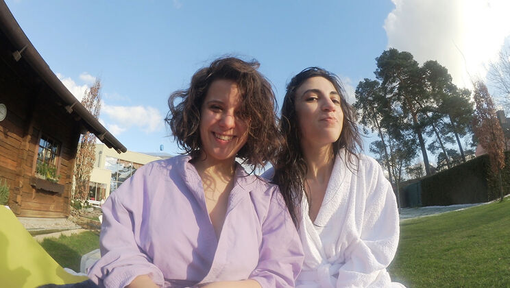 [Ersties] - Magena & Agave's Public Performance - Hairy & Big Chests