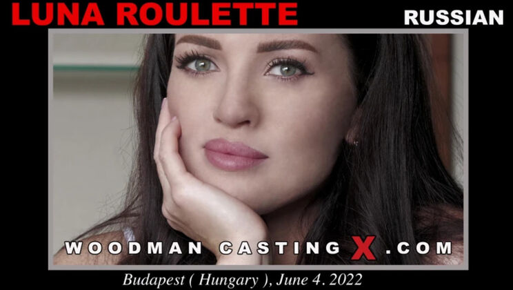 [WoodmanCasting] - Luna Roulette's Long Hair and Anal Pleasure - Luna Roulette