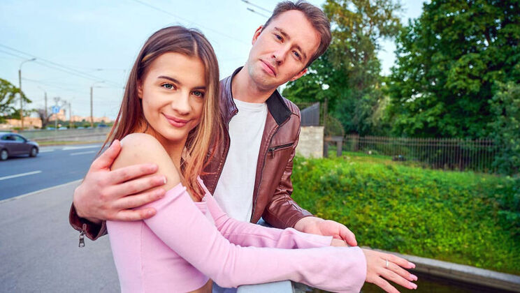 [ClubSweethearts] - Shaved European babe turns wild and sweaty in doggystyle - Ray Adler - Baby Dahl