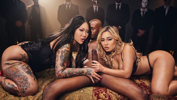 [Deeper] - Bare Witness: Asian Beauty Gets Face Sitting and Doggy Ride - Anton Harden - Connie Perignon - Kazumi