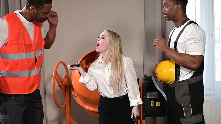 [PornWorld] - Petite Blonde Haley Spades Creampied by BBC Construction Crew - Jesus Reyes - Darrell Deeps - Haley Spades