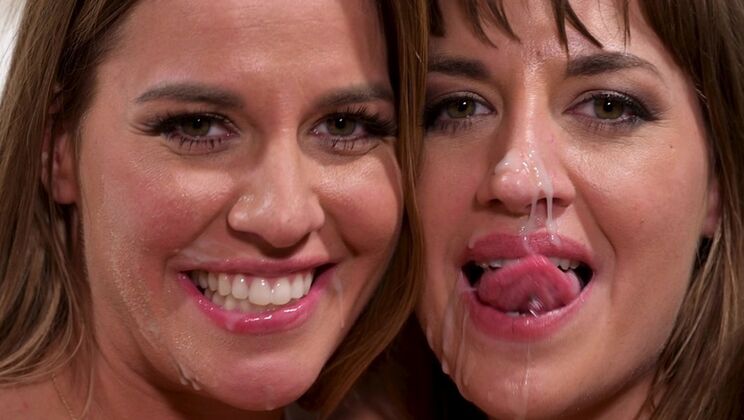 [PornWorld] - Scorned Hotties: Twin Lesbians Take Gangbang