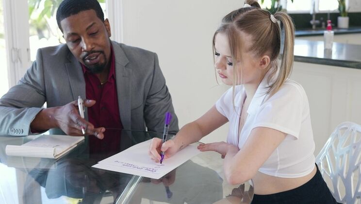 [PornWorld] - Trimmed Pussy Teen Coco Takes Big Black Cock - Isiah Maxwell - Coco Lovelock