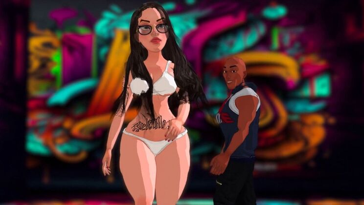 [AdultTimeAnimation] - Tha Stoop Episode 4: Big Tits Blowjob and Interracial Fun - Francis X - Little Maly - Peachlollypop