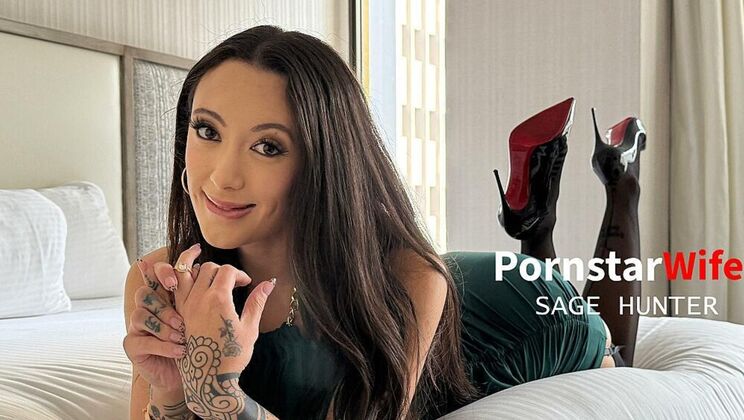 [PornstarWife] - Husband watches wife Sage Hunter take big cock - Kyle Mason - Jovan Jordan - Quinton James - Will Pounder - Sage Hunter