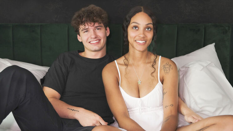 [HotGuysFuck] - Fit Brunette Jade Frost Gets A Massive Creampie - Derek Rice - Jade Frost