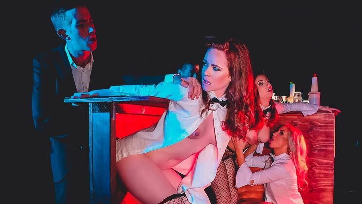 [DigitalPlayground] - American Man Xander Corvus in Double Blowjob Gloryhole - Cayla Lyons - Ella Hughes - Xander Corvus - Antonia Sainz - Danny D