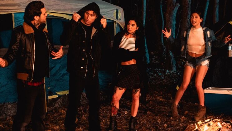 [DigitalPlayground] - Abella Danger Outdoor Threesome Blowjob Facial - Abella Danger - Small Hands - Joanna Angel