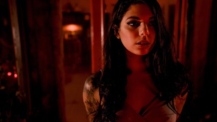 [DigitalPlayground] - Interracial Lesbian Sex: Caucasian & Latina in Cheating Scene - Gina Valentina - Romi Rain