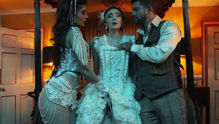 [DigitalPlayground] - Interracial Threesome: Blowjob, Doggystyle, and Missionary - Juan Lucho - Marina Maya - Catherine Knight