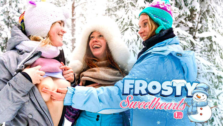 [ClubSweethearts] - Blonde Teen Lesbians: Outdoor Sex with Big Natural Tits - Alice Klay - Kate Rose - Iris Murai