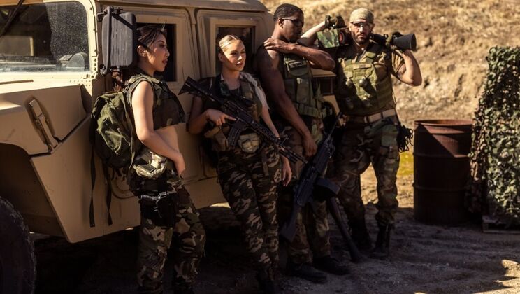 [DigitalPlayground] - Beach Sex Episode: Blowjob, Titty Fuck & Cumshot Clean-Up - Isiah Maxwell - Damon Dice - Kayley Gunner - Nicole Doshi