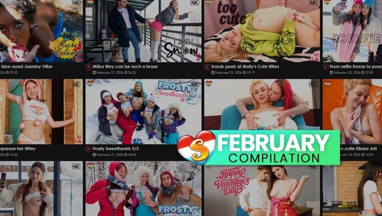 [ClubSweethearts] - February 2026: Ultimate European Sex Compilation - Tess Lyndon - Maaike - Lady Luna - Kamilla C - Britney Spring - Willy Regal - Viola Weber - Sara Bork - Milka Wey - Moon Imp - Cristafeer Robien - Rihanna Black - Erika Mori - Alice Flore - Megan Murkovski - Baby Dahl - Amelia Ost - Molly Cute - Roxy Muray - Nathalie Q - Remido - Silver Valkyrie - Janet E