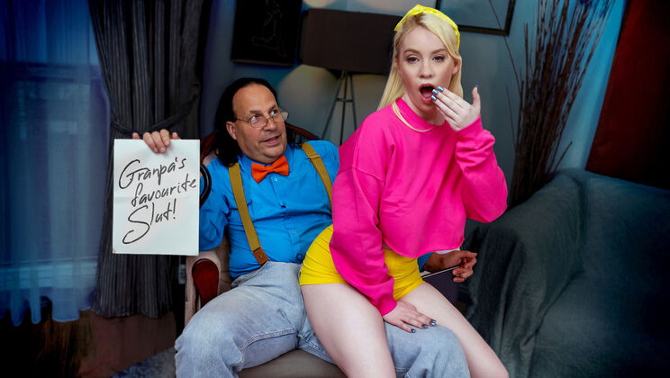 [NotMyGrandpa] - Tease and Tit Play: A Young Blonde's Fortune - Eric John - Gigi Sweets