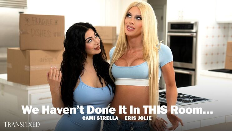 [Transfixed] - Room Fantasy: Two Girls with Big Natural Tits Lick and Fuck - Cami Strella - Eris Jolie