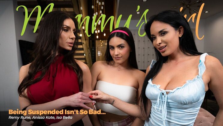 Remy Rune Small Tits Threesome Fingering
