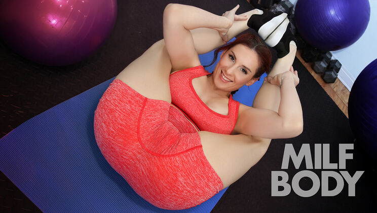 Skinny Kelly Caprice Deepthroat in Braids & Workout Bottoms