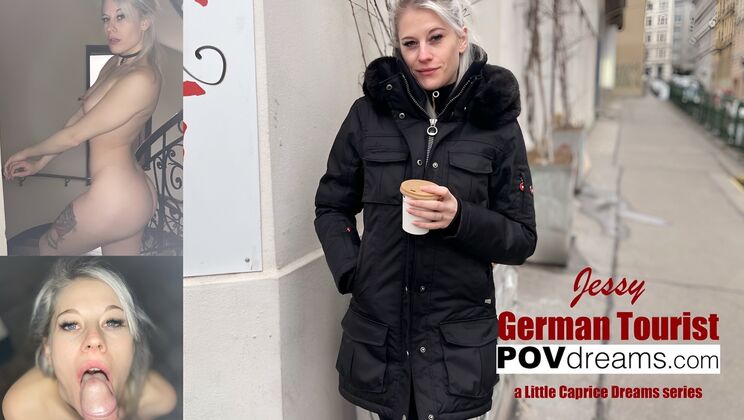 German Blonde Jessy POV Public Play