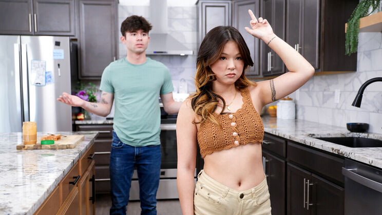 Stepbro Sees My Hairy Pussy After I Wake Up - Lulu Chu