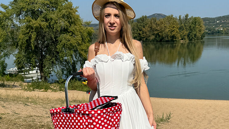 Public Pickup Sex with Hot Blonde Adriana Sweet