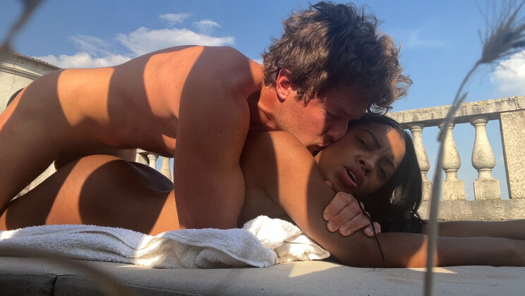 Sofi Moans Loud on the Balcony While Getting Fucked