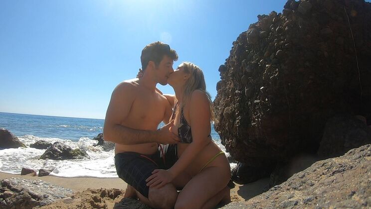 Matthias Gets Oral Sex from Erin at the Beach