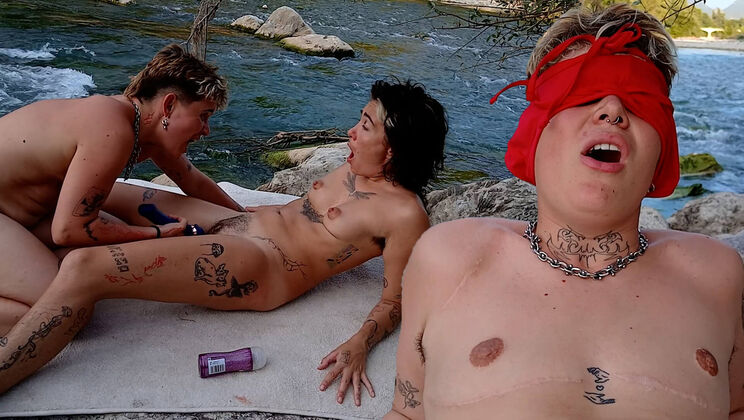 River Sex: Elios & Klou in Hot Outdoor Action