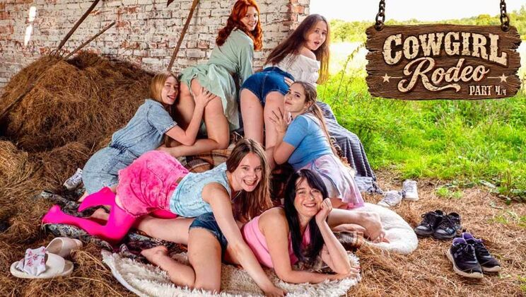 Cowgirl Rodeo 4/4 – Trimmed Pussy Teens Orgasm Hard