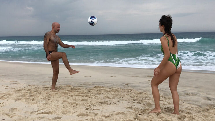 World Cup Special: Spitting Distance - Doggystyle and Handjob Action